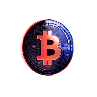 Karta unosząca się w przestrzeni z danymi analitycznymi dotyczącymi rynku kryptowalut